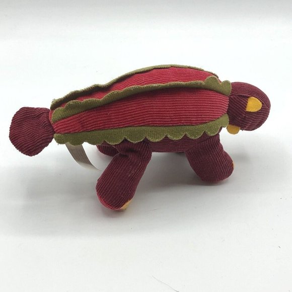Gund Aaah Dinosaur Adam Mini Plush Ankylosaurus Corduroy Red Dino Sound Toy - Picture 4 of 8